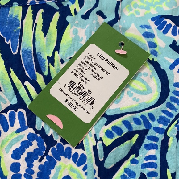 NWT LILLY PULITZER MARLOWE DRESS — XS - Picture 3 of 4